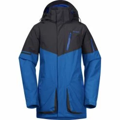 Bergans Knyken Insulated Jacket Youth strong blue/solid charcoal