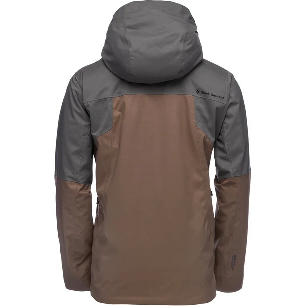 Black Diamond Boundary Line Mapped Insulated Jacket Men anthracite/walnut 4 Black Diamond Boundary Line Mapped Insulated Jacket Men anthracite/walnut - Image 2