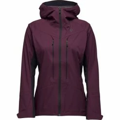 Black Diamond Dawn Patrol Hybrid Shell Jacket Women blackberry/black