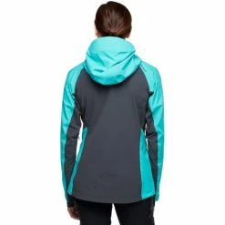 Black Diamond Dawn Patrol Hybrid Shell Jacket Women dark patina -Ski Jackets Sales black diamond dawn patrol hybrid shell jacket women dark patina 3