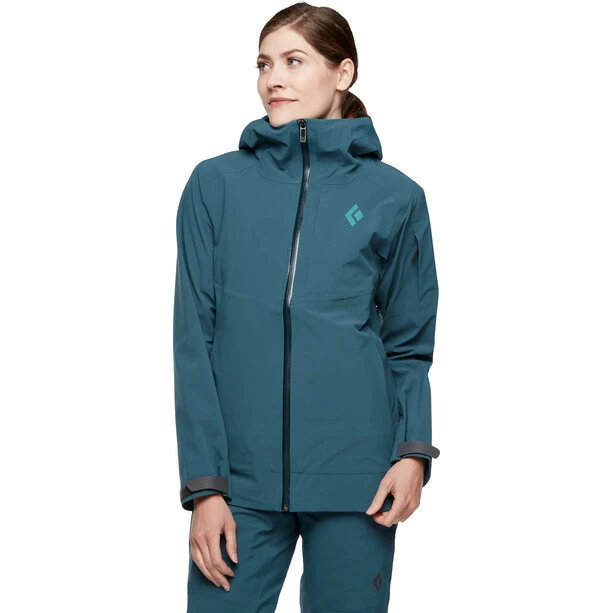 Black Diamond Recon Stretch Ski Shell Jacket Women azurite 4 Black Diamond Recon Stretch Ski Shell Jacket Women azurite - Image 2