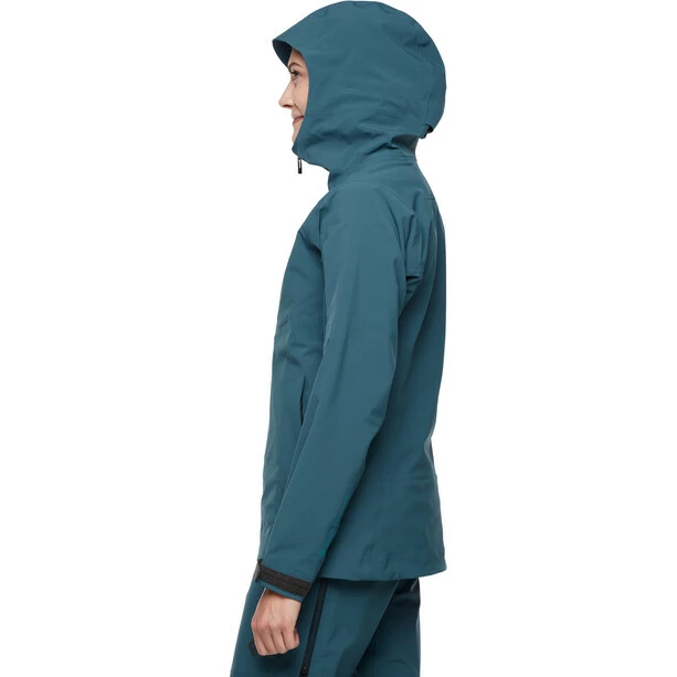 Black Diamond Recon Stretch Ski Shell Jacket Women azurite 5 Black Diamond Recon Stretch Ski Shell Jacket Women azurite - Image 3