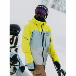 Burton [ak] Swash 2 Layer Jacket Gore-Tex Men limeade/ballad blue/gray cloud -Ski Jackets Sales burton ak swash 2 layer jacket gore tex men limeade ballad blue gray cloud 4