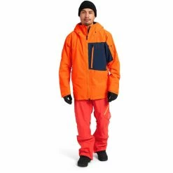 Burton Cyclic Jacket Gore-Tex Men clownfish orange/dress blue -Ski Jackets Sales burton cyclic jacke gore tex herren clownfish orange dress blue 3