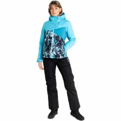 Dare 2b Determined Jacket Women river blue/capri blue/river blue abstract floral print -Ski Jackets Sales dare 2b determined jacket women river blue capri blue river blue abstract floral print 6