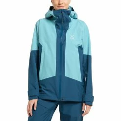 Haglöfs Lumi Jacket Women dark ocean/frost blue -Ski Jackets Sales hagloefs lumi jacket women dark ocean frost blue 3
