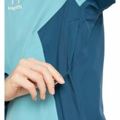 Haglöfs Lumi Jacket Women dark ocean/frost blue -Ski Jackets Sales hagloefs lumi jacket women dark ocean frost blue 6