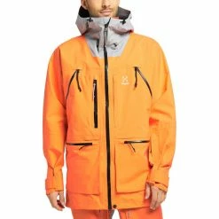 Haglöfs Vassi GTX Pro Jacket Men flame orange/concrete -Ski Jackets Sales hagloefs vassi gtx pro jacket men flame orange concrete 3