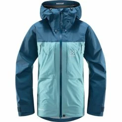 Haglöfs Vassi Touring GTX Jacket Women frost blue/dark ocean
