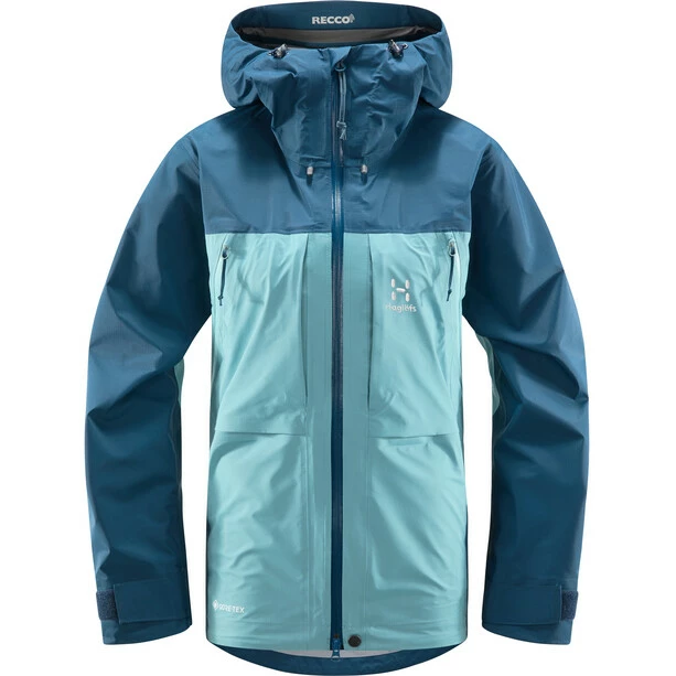 Haglöfs Vassi Touring GTX Jacket Women frost blue/dark ocean 3 Haglöfs Vassi Touring GTX Jacket Women frost blue/dark ocean