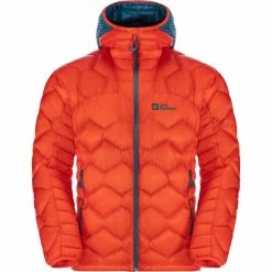 Ski Jackets Sales 21 Jack Wolfskin Alpspitze Down Hoody Men wild brier