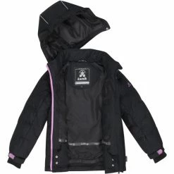 Kamik Aayla Jacket Girls black -Ski Jackets Sales kamik aayla jacket girls black 3