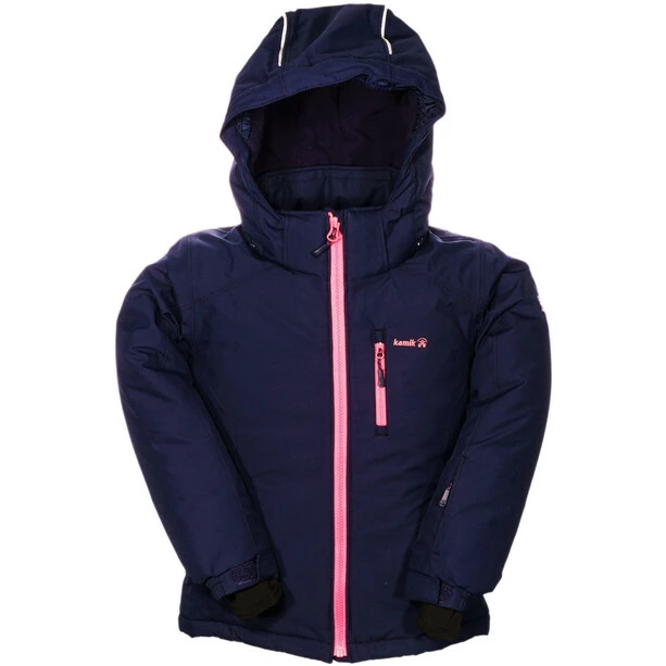 Kamik Aura Jacket Girls navy/coral 3 Kamik Aura Jacket Girls navy/coral