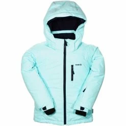 Kamik Aura Jacket Girls water/navy