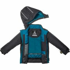 Kamik Hux Jacket Boys coal/tide -Ski Jackets Sales kamik hux jacket boys coal tide 3