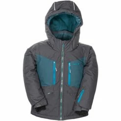 Kamik Max Winter Jacket Boys coal/atlantic