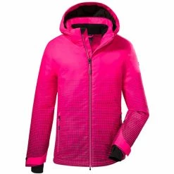 Killtec KSW 158 Ski Jacket Girls neon pink
