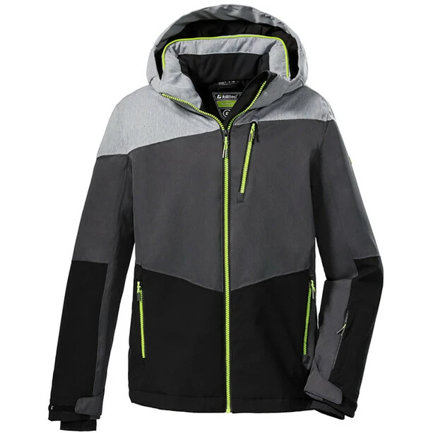 Killtec KSW 161 Ski Jacket Boys grey melange 3 Killtec KSW 161 Ski Jacket Boys grey melange