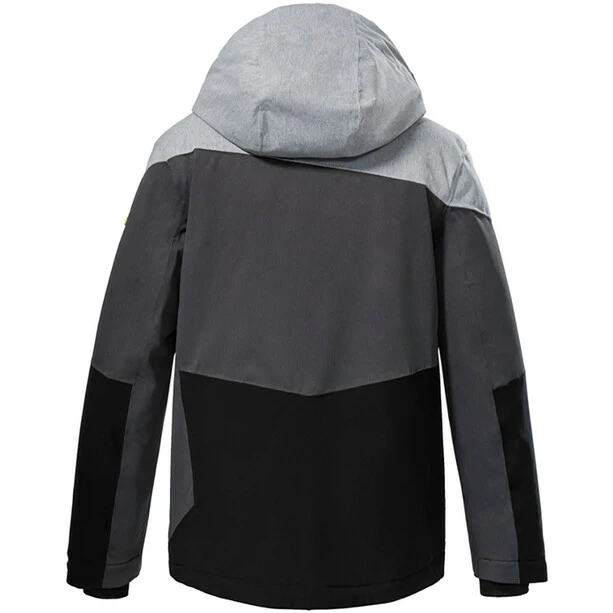 Killtec KSW 161 Ski Jacket Boys grey melange 4 Killtec KSW 161 Ski Jacket Boys grey melange - Image 2