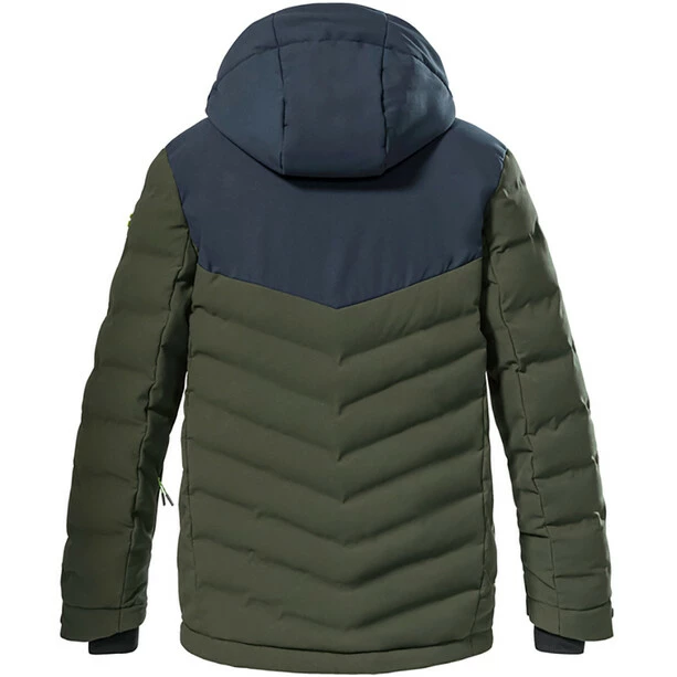 Killtec KSW 163 Quilted Ski Jacket Boys dark olive 4 Killtec KSW 163 Quilted Ski Jacket Boys dark olive - Image 2