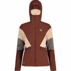Maloja GeraniumM. Ski Mountaineering Jacket Women squirrel multi
