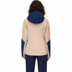 Mammut Aenergy Air HS Hooded Jacket Women safari/marine -Ski Jackets Sales mammut aenergy air hs hooded jacket women safari marine 4