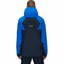 Mammut La Liste HS Hooded Jacket Men marine-ice -Ski Jackets Sales mammut la liste hs hooded jacket men marine ice 3