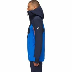 Mammut La Liste Pro HS Hooded Jacket Men ice/marine -Ski Jackets Sales mammut la liste pro hs hooded jacket men ice marine 4