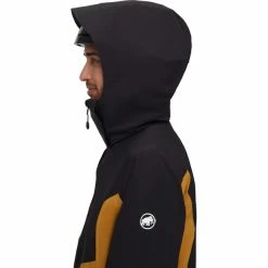 Mammut Stoney HS Jacket Men black/cheetah 8 Mammut Stoney HS Jacket Men black/cheetah -Ski Jackets Sales mammut stoney hs jacket men black cheetah 3