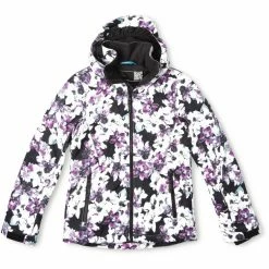 O'Neill Adelite AOP Jacket Girls blue ice flower