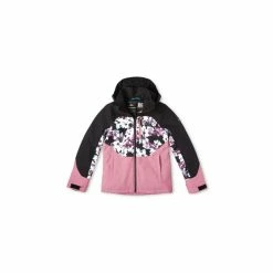 O'Neill Diamond Jacket Girls blue ice flower