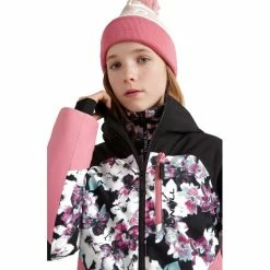 O'Neill Diamond Jacket Girls blue ice flower -Ski Jackets Sales oneill diamond jacket girls blue ice flower 4