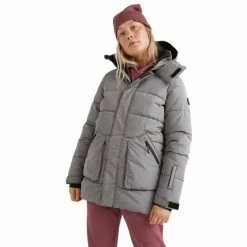 O'Neill Morganite Jacket Women brown tiny check -Ski Jackets Sales oneill morganite jacket women brown tiny check 3