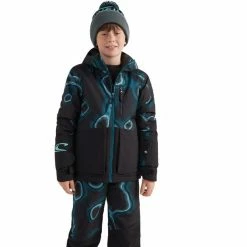 O'Neill Texture Jacket Boys blue heat map -Ski Jackets Sales oneill texture jacket boys blue heat map 3