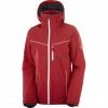 Salomon Brilliant Jacket Women red chili/white -Ski Jackets Sales salomon brilliant jacket women red chili white 1