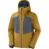 Salomon Highland Jacket Men bronze brown/cumin -Ski Jackets Sales salomon highland jacke herren bronze brown cumin 1
