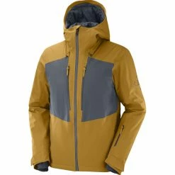 Salomon Highland Jacket Men bronze brown/cumin