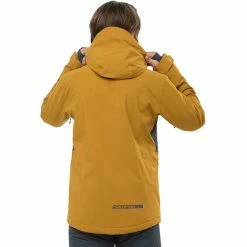 Salomon Highland Jacket Men bronze brown/cumin -Ski Jackets Sales salomon highland jacke herren bronze brown cumin 4