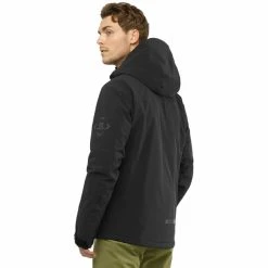 Salomon Highland Jacket Men black/ebony -Ski Jackets Sales salomon highland jacket men black ebony 4