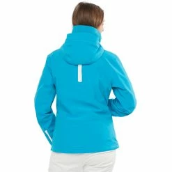 Salomon Speed Jacket Women barrier reef/white -Ski Jackets Sales salomon speed jacket women barrier reef white 4