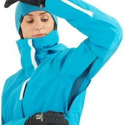 Salomon Speed Jacket Women barrier reef/white -Ski Jackets Sales salomon speed jacket women barrier reef white 5