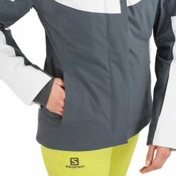Salomon Speed Jacket Women white/ebony -Ski Jackets Sales salomon speed jacket women white ebony 6