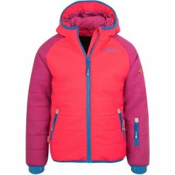 TROLLKIDS Hafjell Pro Snow Jacket Kids dark pink/light pink/blue