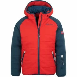 TROLLKIDS Hafjell Pro Snow Jacket Kids mystic blue/bright red