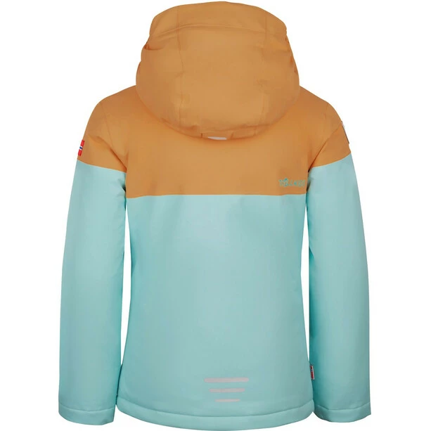 TROLLKIDS Hallingdal Jacket Girls aqua/honey 4 TROLLKIDS Hallingdal Jacket Girls aqua/honey - Image 2