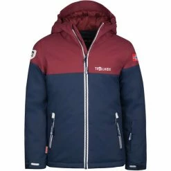 TROLLKIDS Hallingdal Jacket Girls navy/maroon red/white