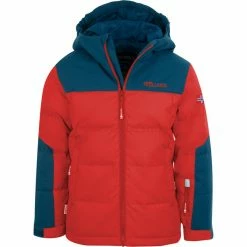 TROLLKIDS Narvik XT Jacket Kids bright red/mystic blue
