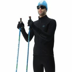 UYN Cross Country Skiing Coreshell Jacket Men black/black/turquoise -Ski Jackets Sales uyn cross country skiing coreshell jacket men black black turquoise 6