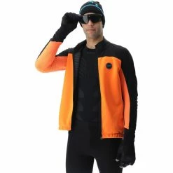 UYN Cross Country Skiing Coreshell Jacket Men orange fluo/black/turquoise -Ski Jackets Sales uyn cross country skiing coreshell jacket men orange fluo black turquoise 5