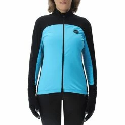UYN Cross Country Skiing Coreshell Jacket Women turquoise/black/turquoise